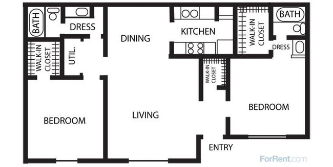 Plan B-1 Phase I - Woodhill Apartments