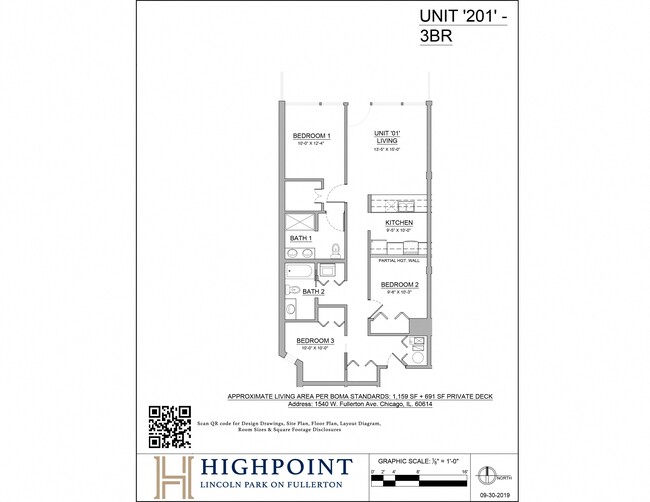 Floorplan - HIGHPOINT Lincoln Park on Fullerton