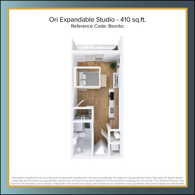 Floorplan - The Residences at East 801 Whiting Street