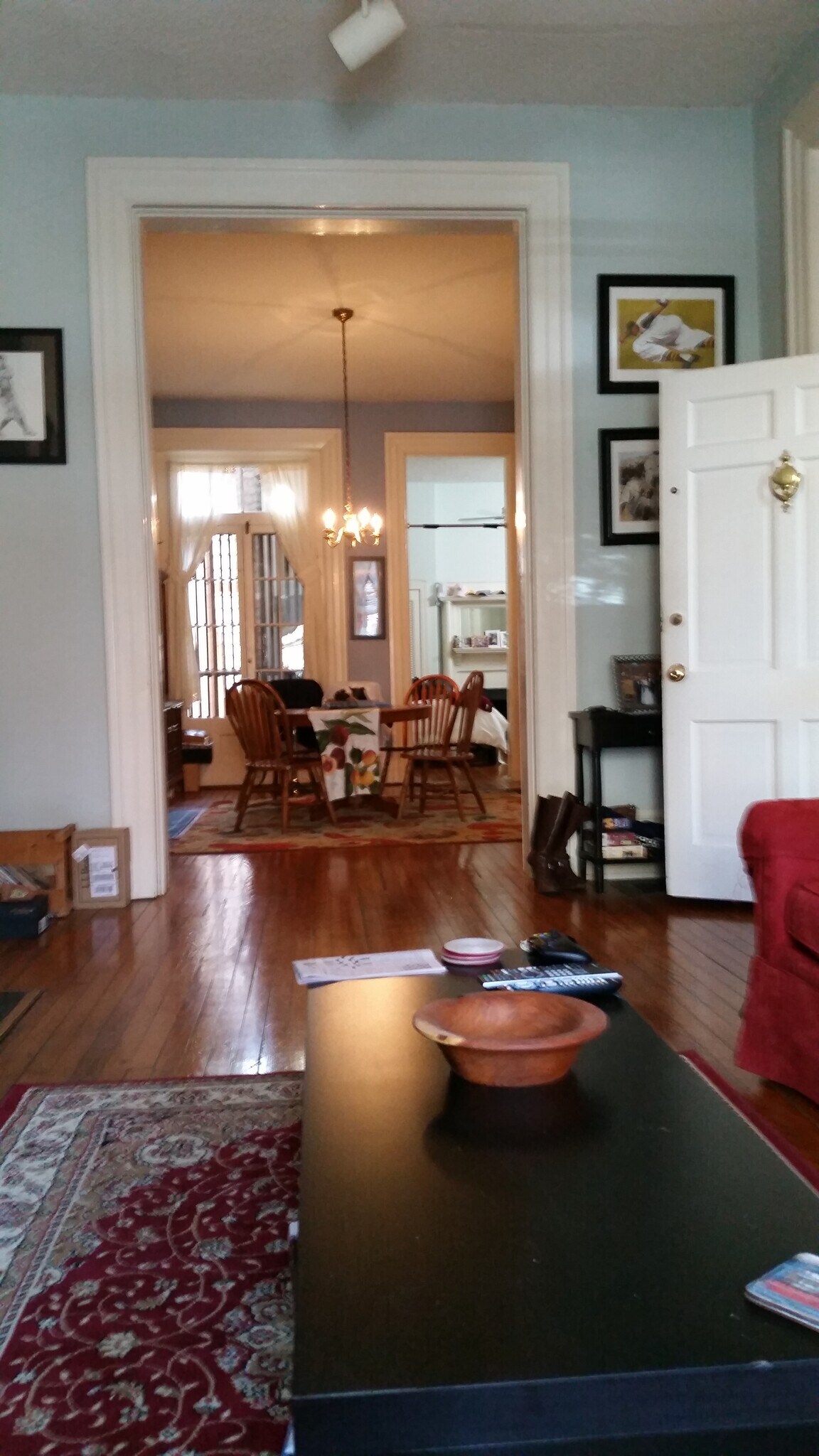 living and dining rooms - 1421 Grove Ave