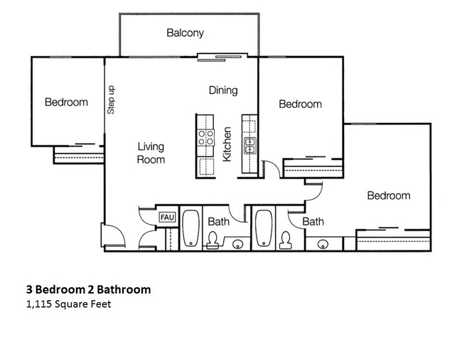 Floorplan - Monte Vista Apartment Homes