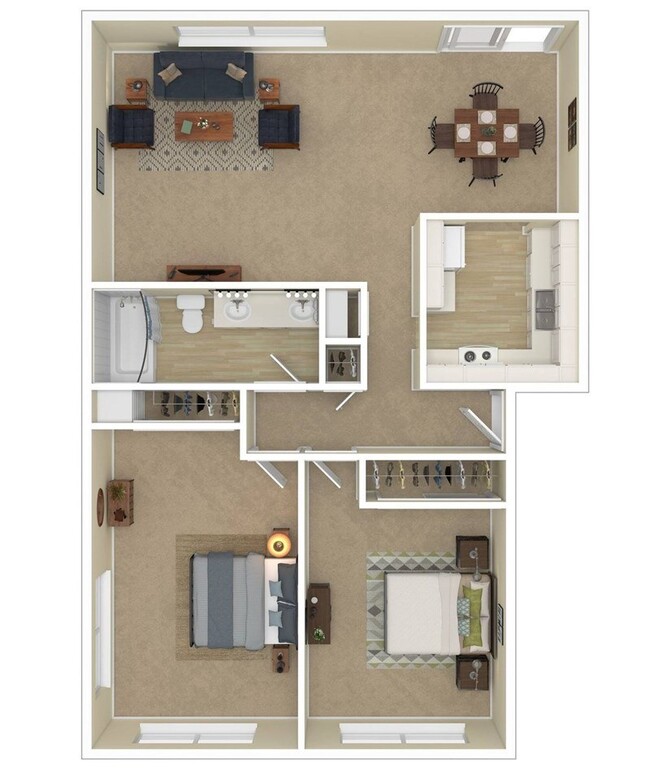 Floorplan - Park At Allen Apartments