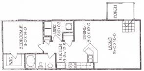 1BR/1BA - Pinebrook & Library Park Apartments