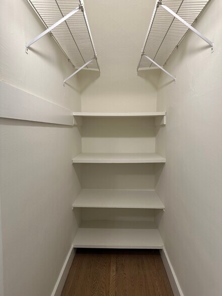 walk in closet - second befroom - 2546 Polk St