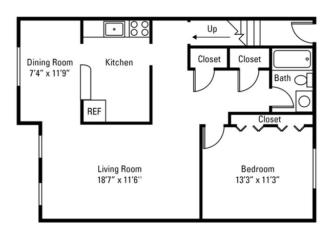 Floorplan - Sherwood Apartments