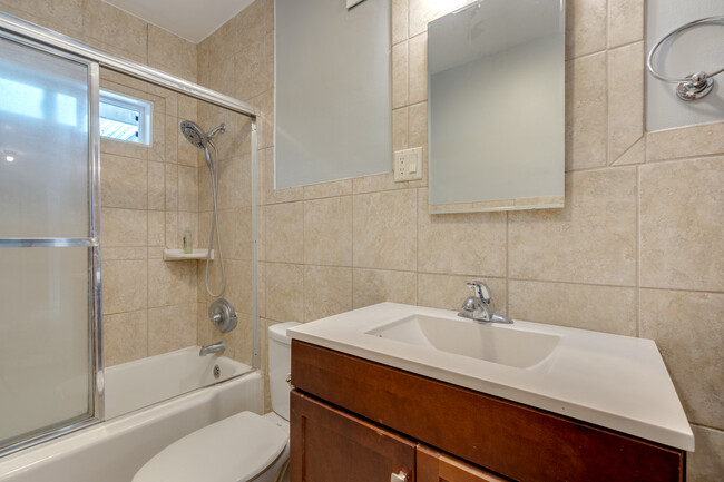 Freshly painted and modern fixtures in the bathroom - 211 Farview Drive