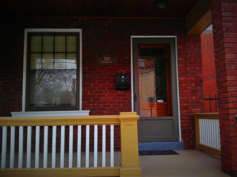 Front porch entry - 703 Willard St