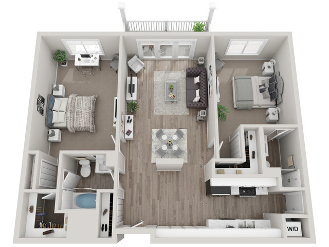 Floorplan - Valley Lo Towers II Apartments