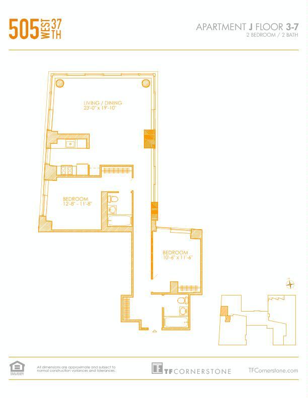 Floorplan - 505 W 37th St