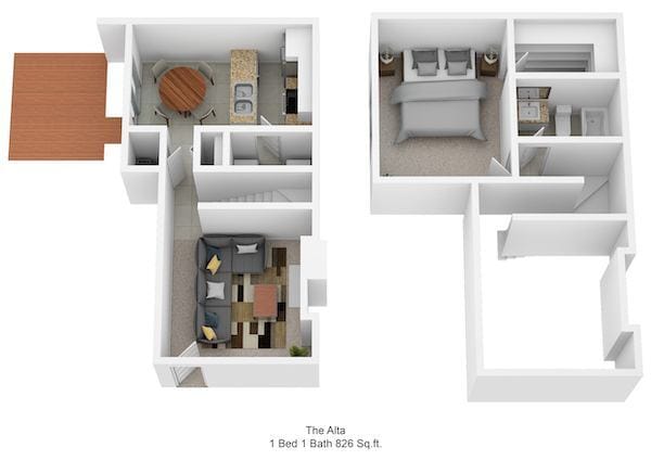 Floorplan - Harpers Point Apartments*
