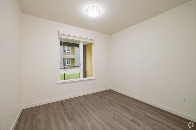 1BR, 1BA - 654SF - Bedroom - The Lyla