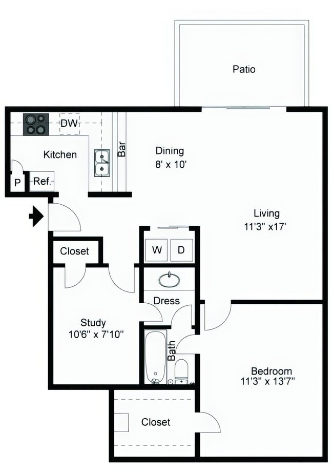 Floorplan - Regal Court Apartments