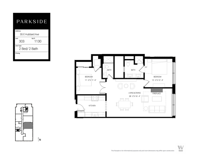 Floorplan - Parkside On Pearl