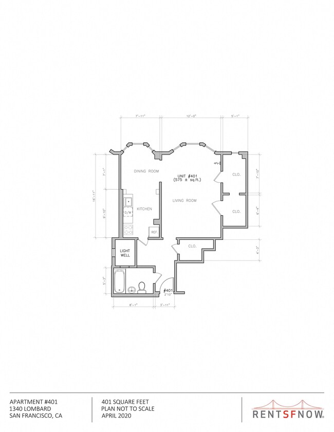 Floorplan - 1320-1380 Lombard