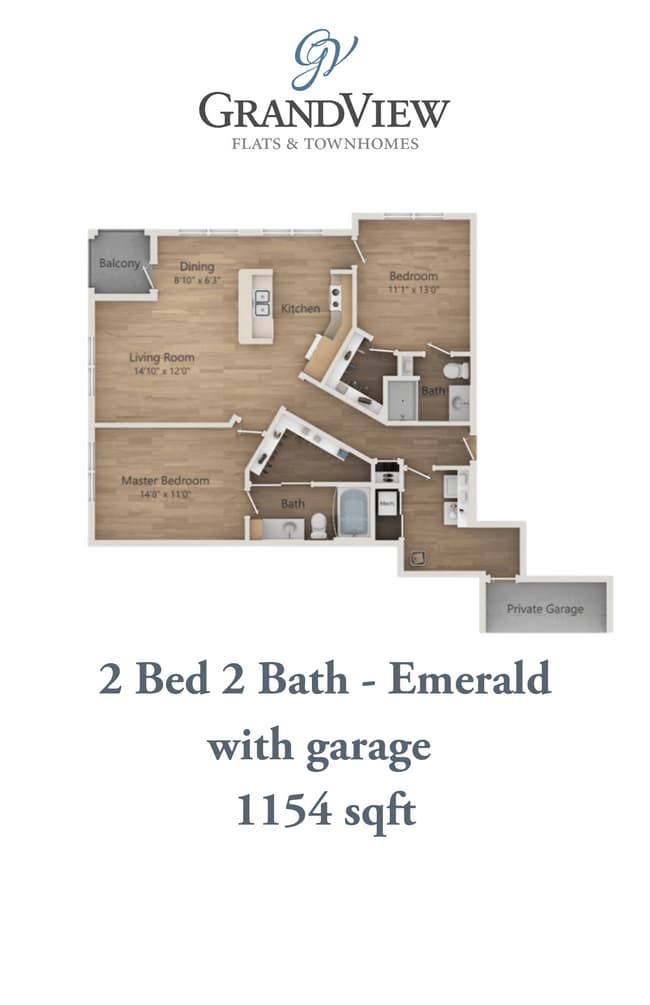 Floorplan - GrandView Flats and Townhomes