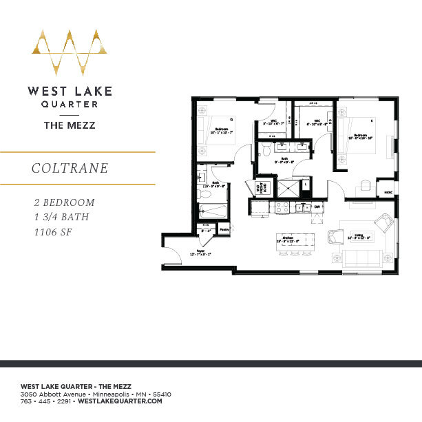 Floorplan - The Mezz at West Lake Quarter