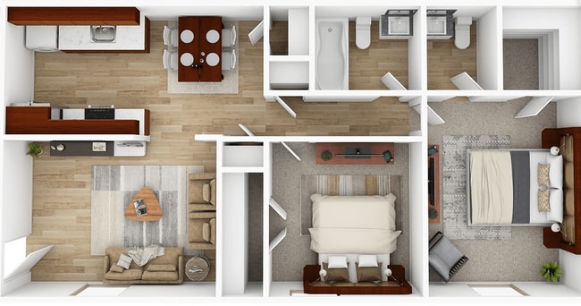 Floorplan - Cedar Run Apartments