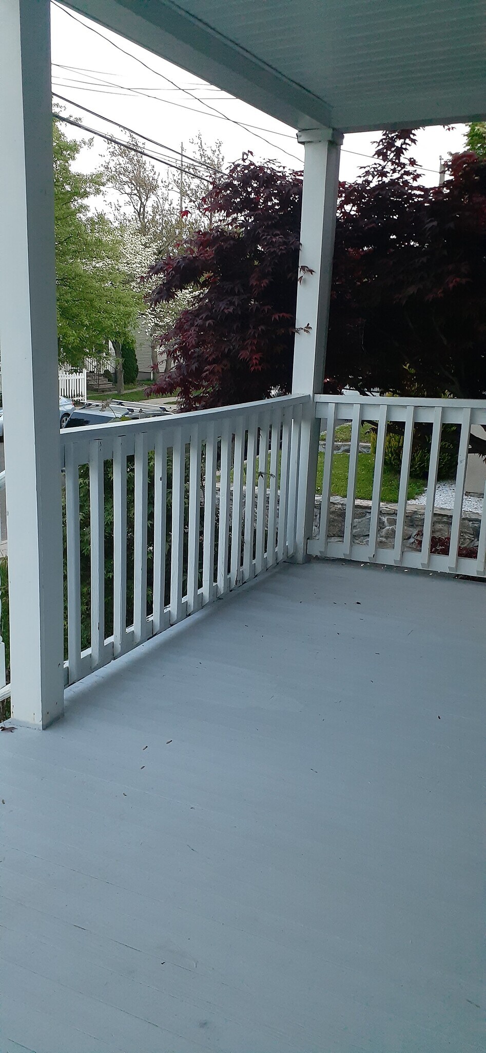 Right side of front porch - 254 Culloden Rd