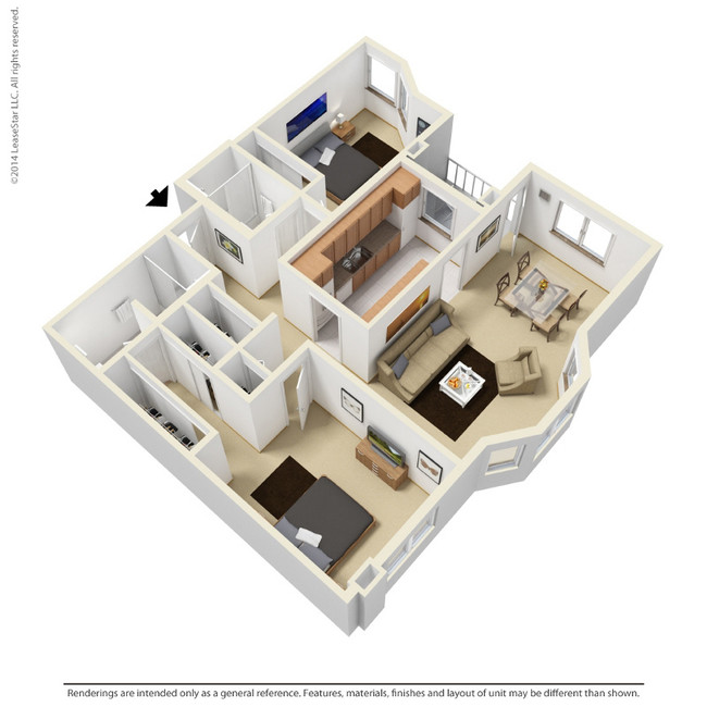 Floorplan - Vernon Oaks Apartments