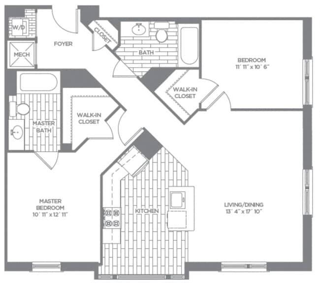 Floorplan - The Asher