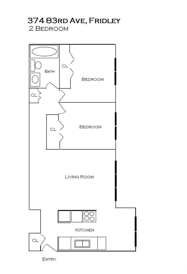 Floorplan - Spring Lake Park Apartments