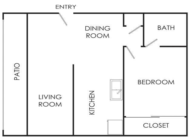 1BR/1BA - Palm West Village