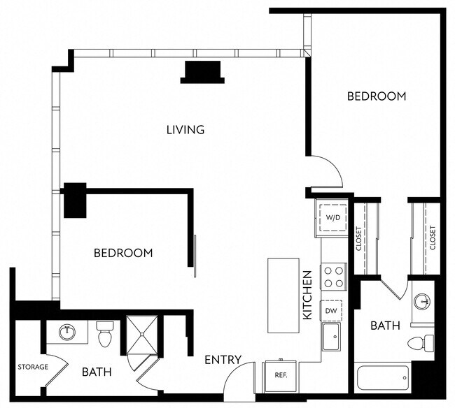Floorplan - Sunset Vine Tower