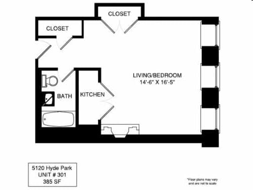 Studio - 5120 S. Hyde Park Boulevard