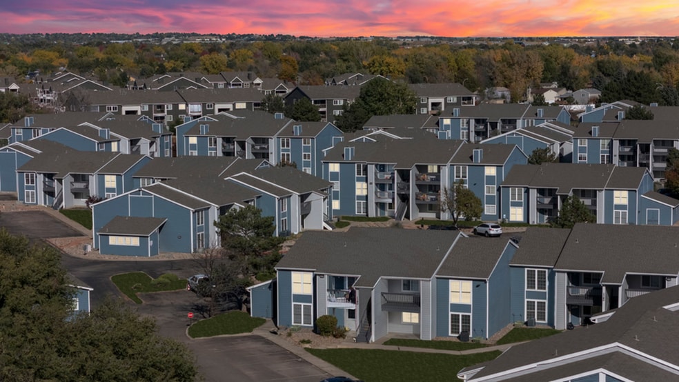 Antero Apartments Ariel View Sunset1 - Antero