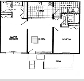 2BR/2BA - Centre Lake III