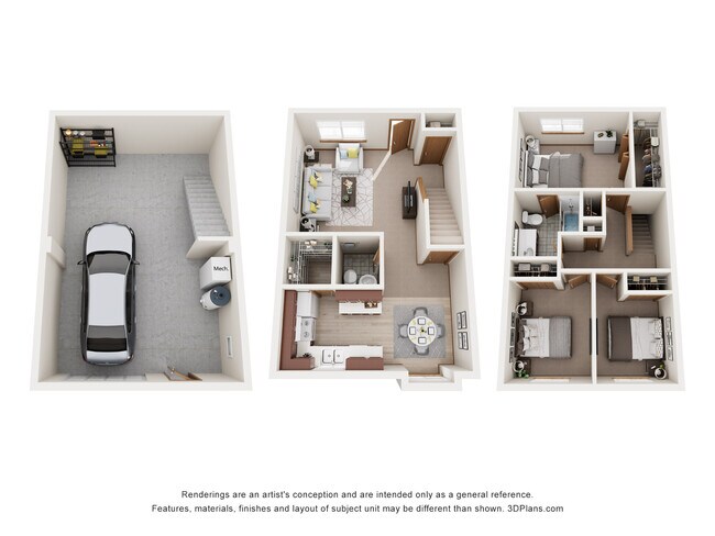 Floorplan - Briarwood Townhomes