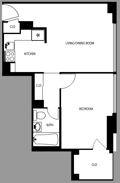 1BR/1BA - Riverwest Condominiums