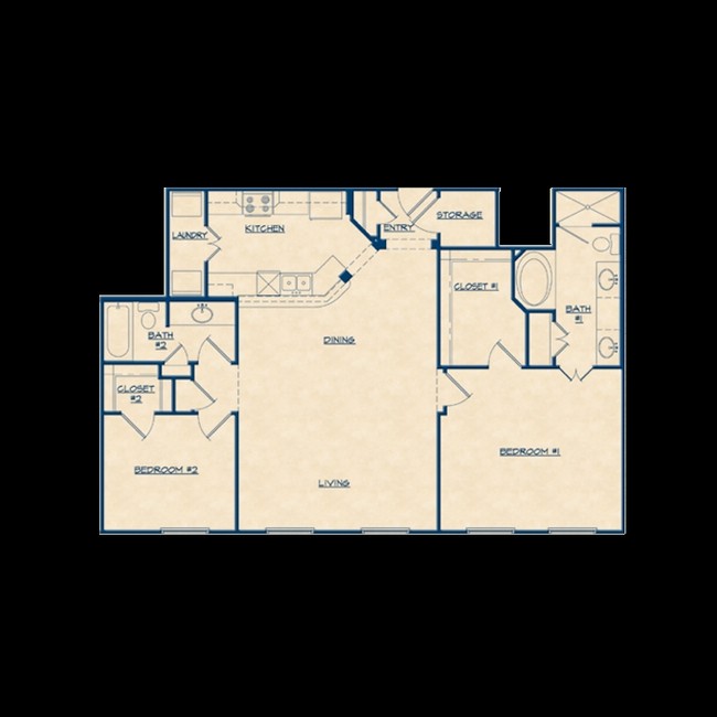 Floorplan - Bell Tower Flats