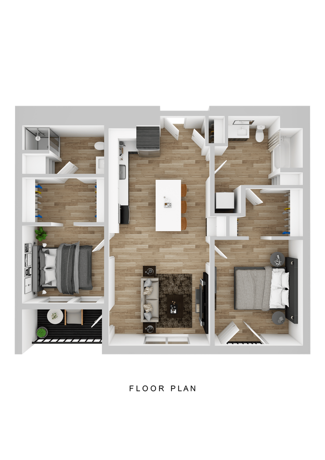 Floorplan - Hyas Point Apartments