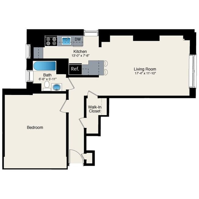 Floorplan - Reside at Belmont Harbor
