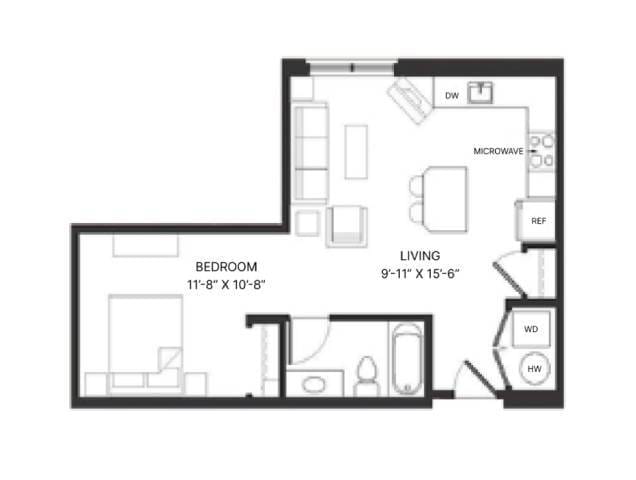 Floorplan - Peregrine Place Apartments