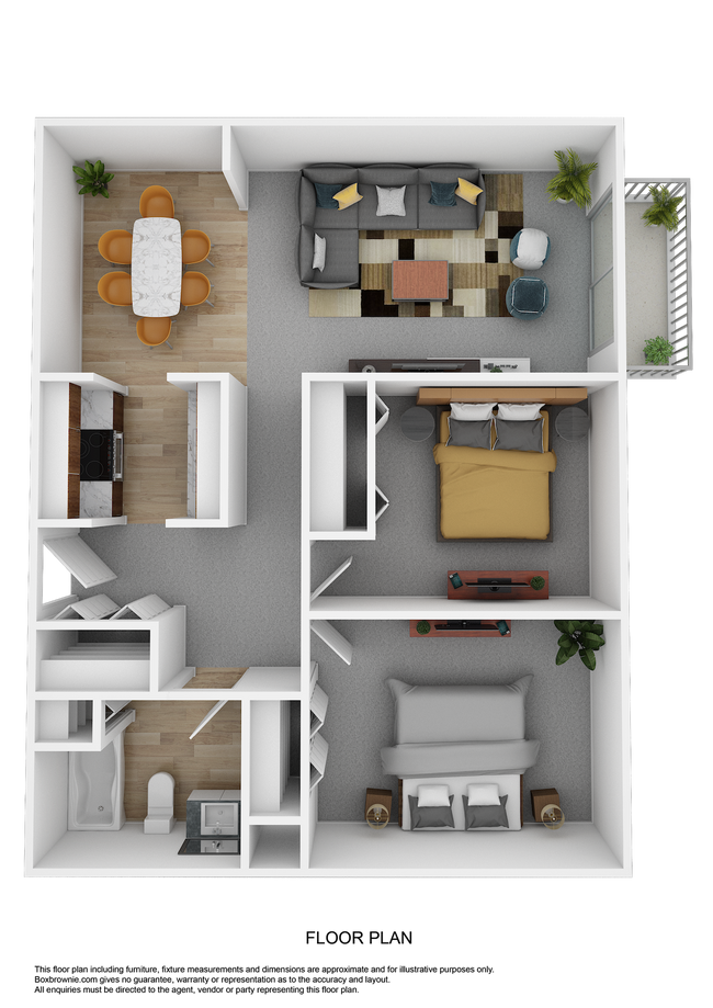 Floorplan - Dakota Ridge Apartments