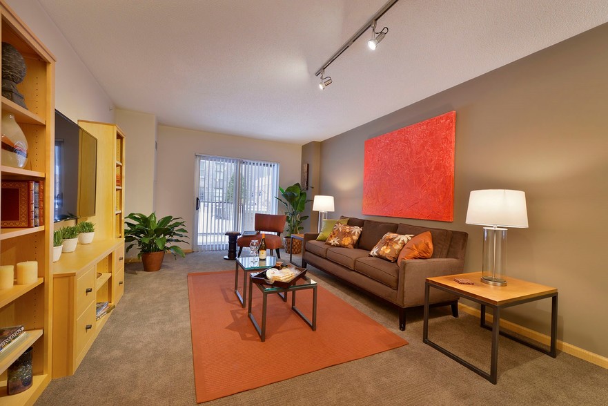 Model Living Room - The Metro Apartments