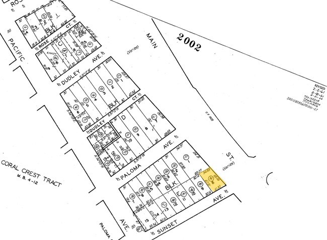 Plat Map - 523 Main St