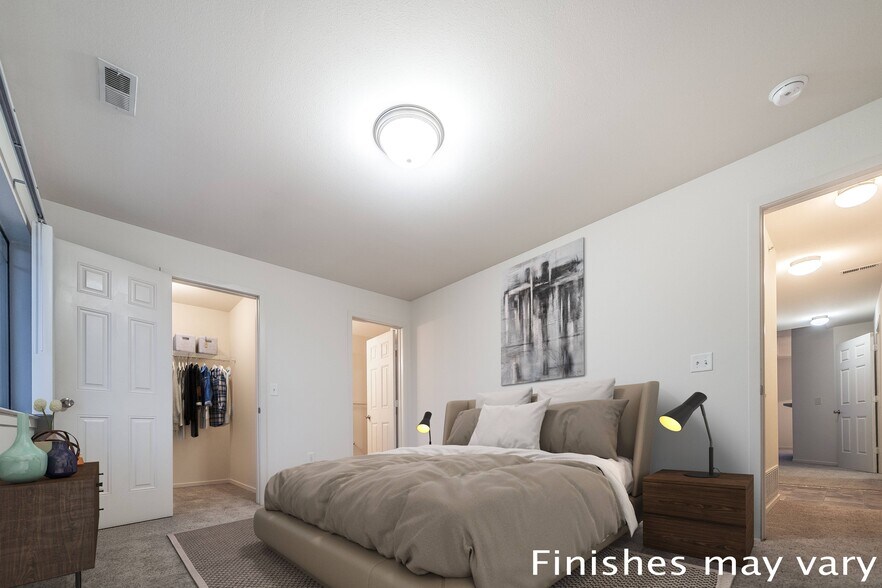 The Tyler Bedroom - Prairie Lakes Apartments