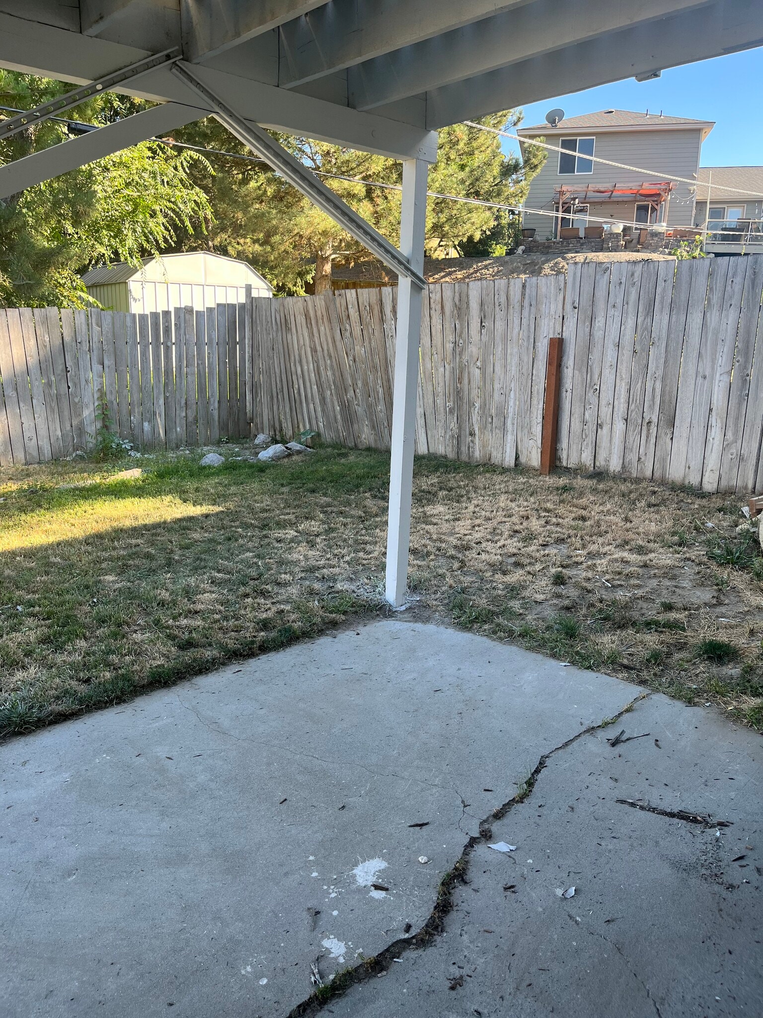 Back yard - 600 Terry St
