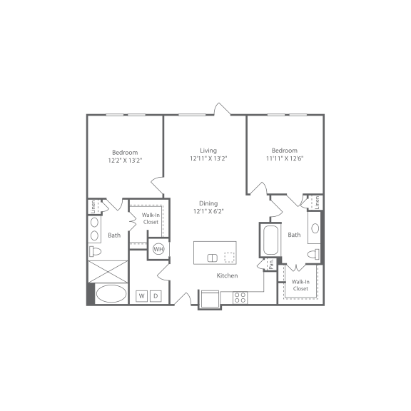Floorplan - The Fairmount at Oak Lawn