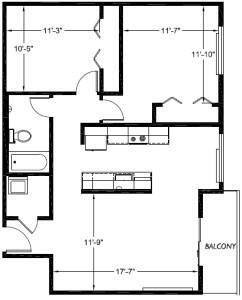 Floorplan - Union 18