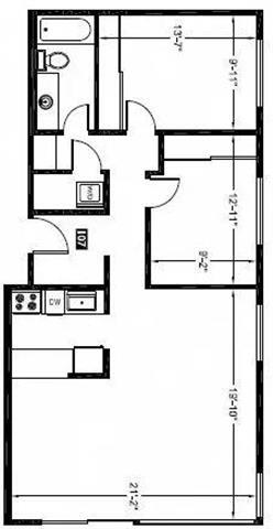 Floorplan - Bergen Apartments