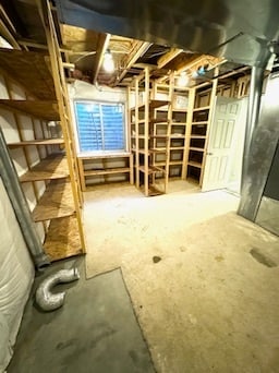 Basement storage and washer/dryer hookup - 4079 S. Shawnee St.