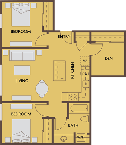 Floorplan - Greenhouse Apartments