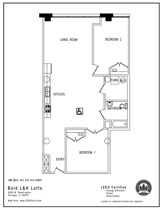 Floorplan - 2620 Lofts