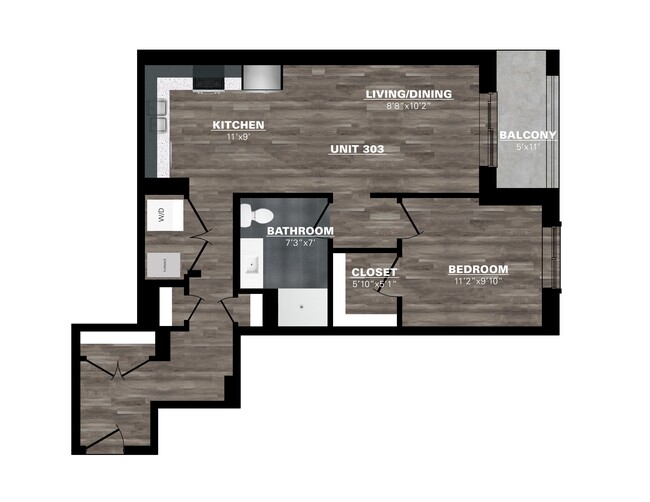 Floorplan - The Mondrian