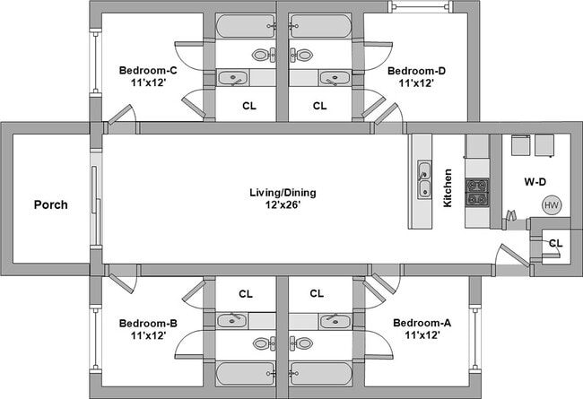Floorplan - University Terrace North
