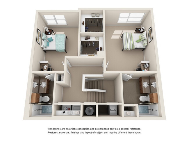 3 bedroom townhouse 2nd floor - The Lex